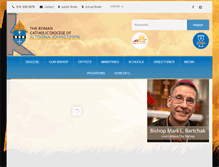 Tablet Screenshot of dioceseaj.org